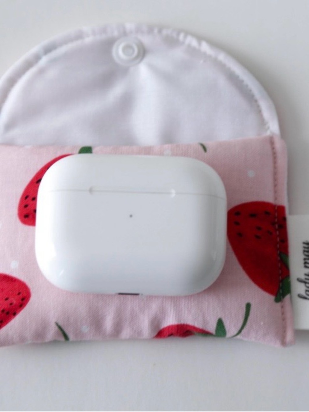 Strawberry Earbud/ Card Pouch